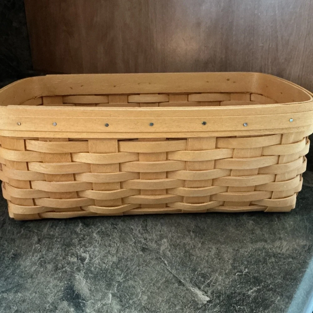 Longaberger Long Tissue Basket Set - Picture 7 of 13